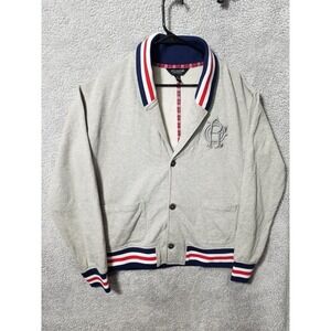 Rocawear Men's Button-up Shawl Collared Gray  Cardigan Size‎ 2XL